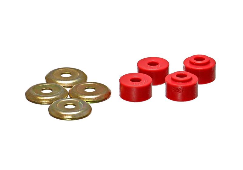 Pontiac GTO Sway Bar End Link Bushing Set - Front - Energy Suspension - Hyper-Flex Polyurethane - Red - `04-`06